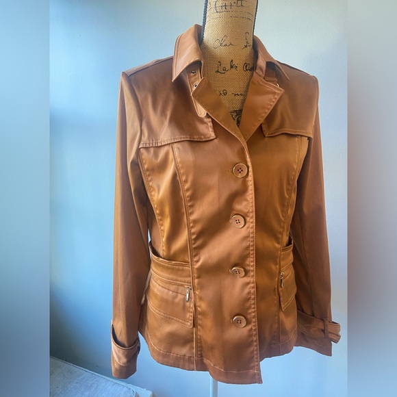 White House Black Market Jackets & Blazers - White House Black Market Brown Utility Jacket